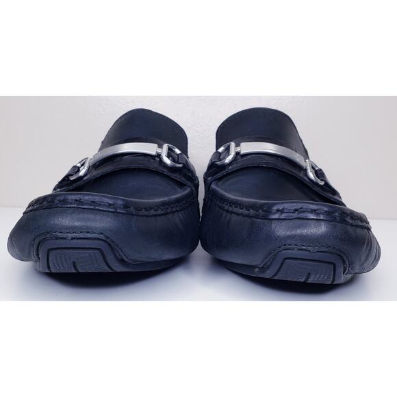 COLE HAAN Somerset Link Bit Loafers Black Leather Driving Shoes Men's Size 12M - Picture 8 of 16